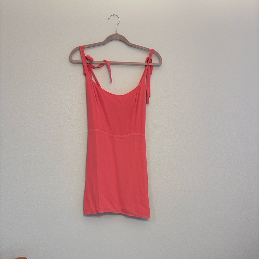 Reformation Annabell Pink Dress